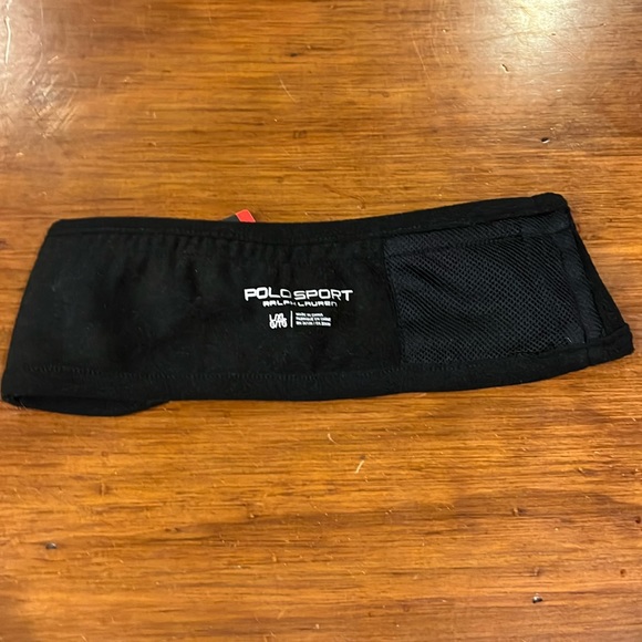 Polo Ralph Lauren winter Running Headband band black fleece Earband Men’s L/XL - Picture 7 of 15